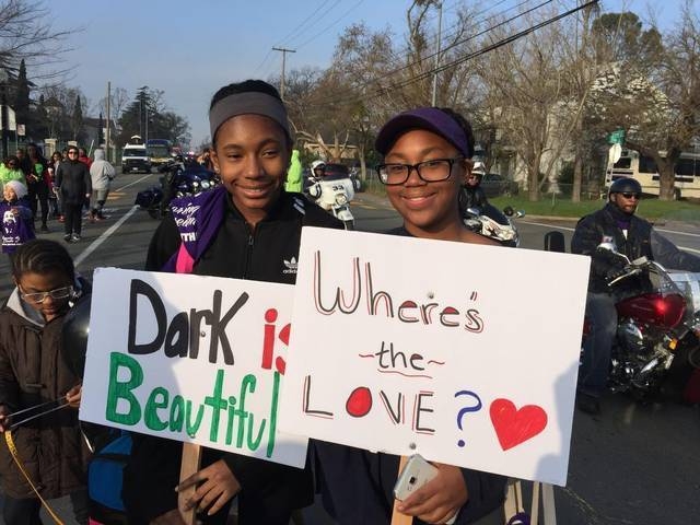 Thousands march for racial unity on MLK Day in Sacramento, but rival gatherings strike an angrier note