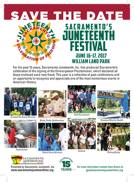 Annual Juneteenth Festival in Sacramento - June 16-17
