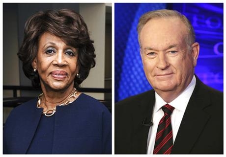 O’Reilly apologizes for jest about Maxine Waters’ hair