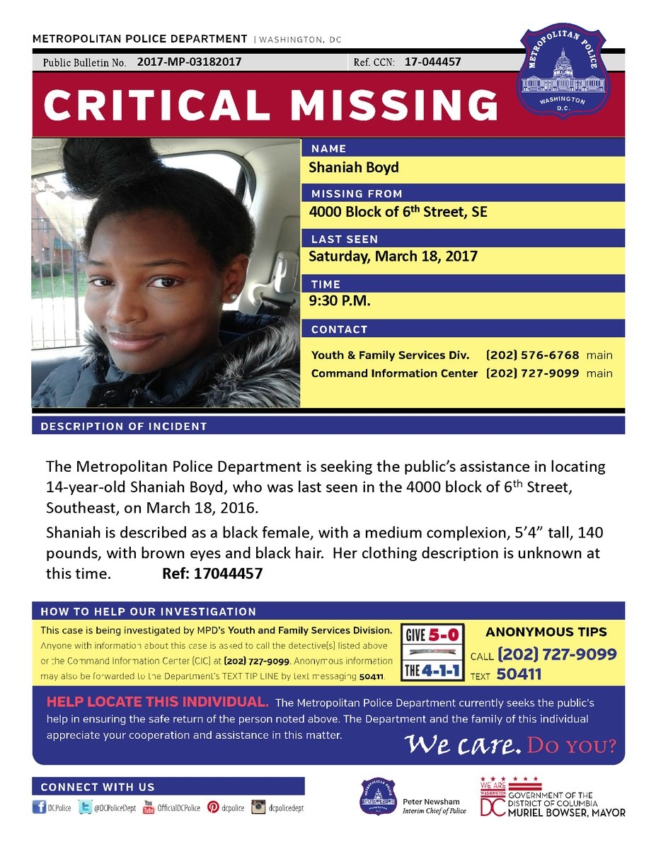 Missing black girls in DC spark outrage, prompt calls for federal help