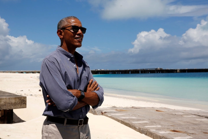 Obama Is Holed Up On South Pacific Island Writing His Book