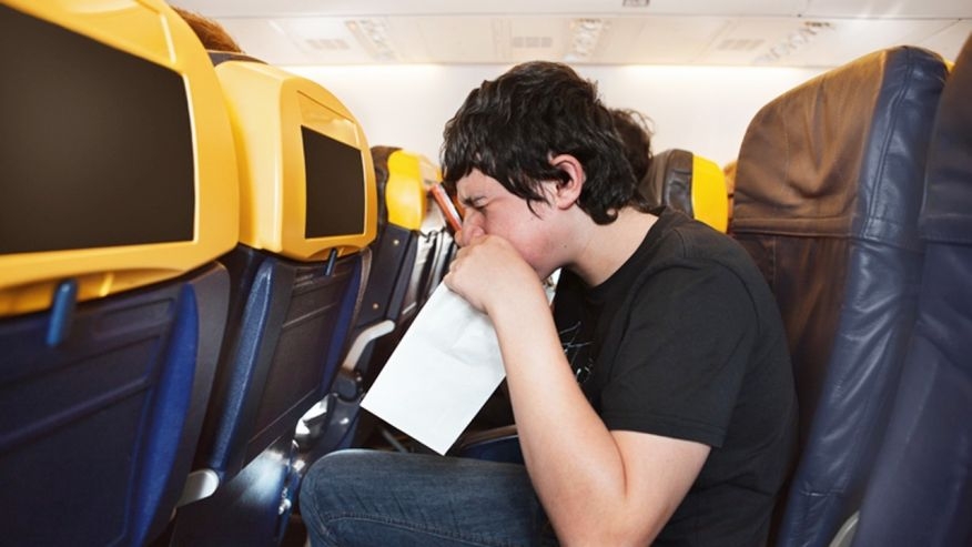 How to avoid getting sick on an airplane