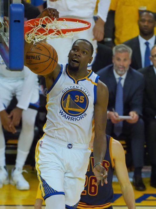 Kevin Durant, Stephen Curry power Warriors to 113-91 Game 1 rout of Cavs
