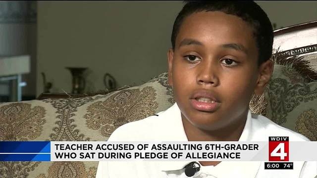 Michigan teacher accused of assaulting 6th-grader who sat during Pledge of Allegiance