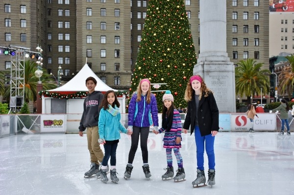 The Safeway Holiday Ice Rink in Union Square Celebrates 10 Years of Outdoor Ice Skating