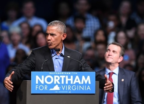 Barack Obama is back on the campaign trail, baby