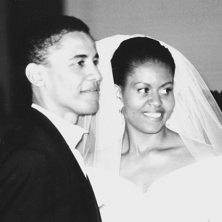 Michelle Obama’s sweet 25th-anniversary message for Barack will warm your heart