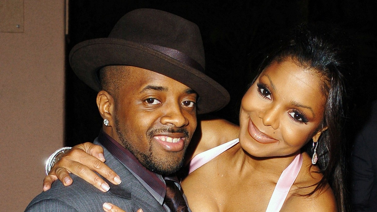 Jermaine Dupri and Janet Jackson during Clive Davis' 2005 Pre-Grammy Awards Party in Beverly Hills, California on February 12, 2005. SGranitz/WireImage.com