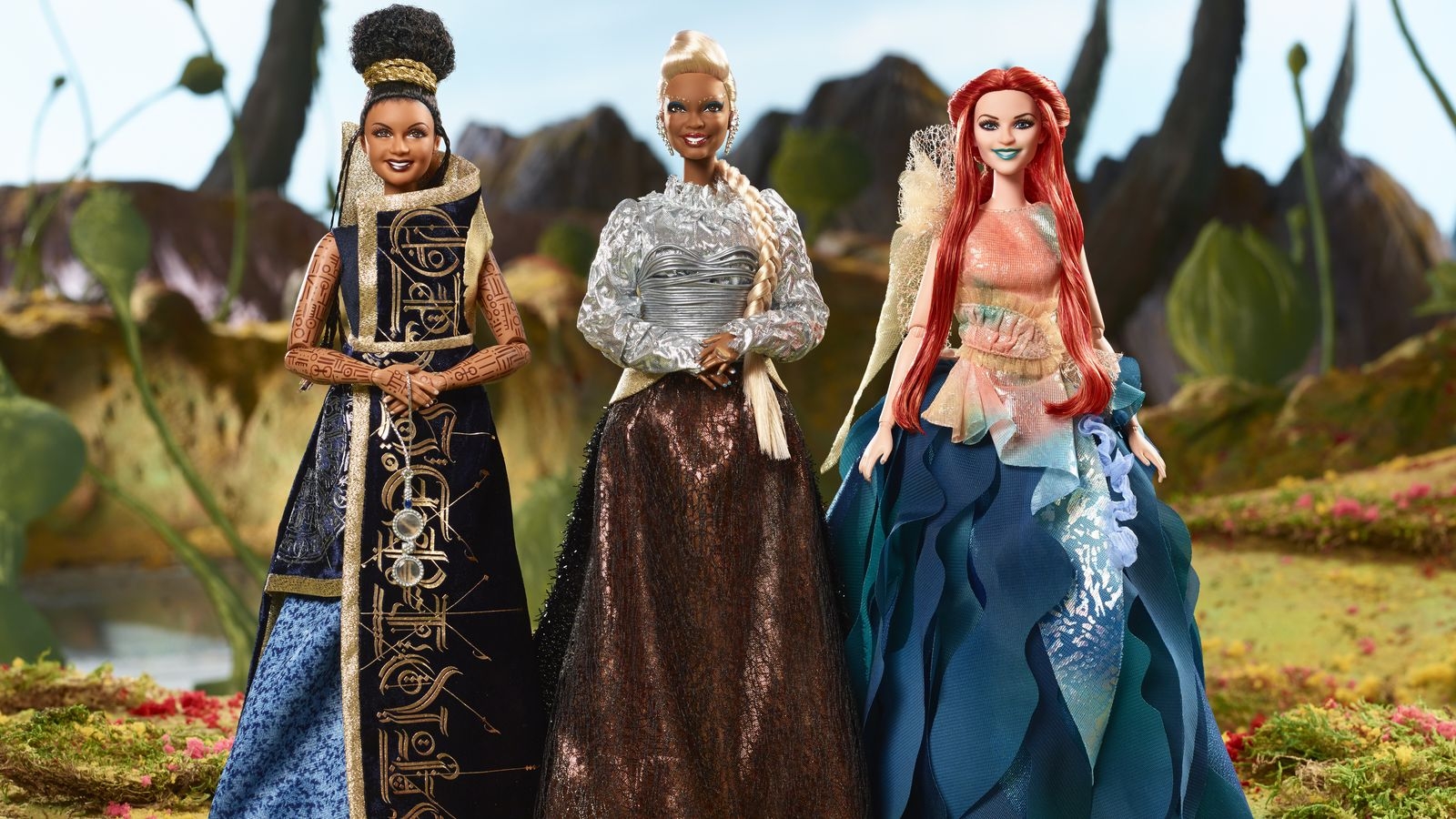 The women of ‘A Wrinkle in Time’ — including, yes, Oprah — get their own Barbie dolls