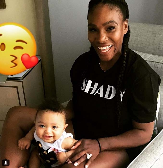 Matching Smiles! Serena Williams and Baby Olympia Get ‘Shady’ in Cute New Mother-Daughter Snap