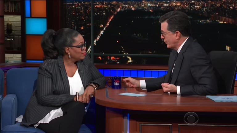 Oprah Reveals How She Tries to “Bridge the Divide” in America on ‘Late Night’