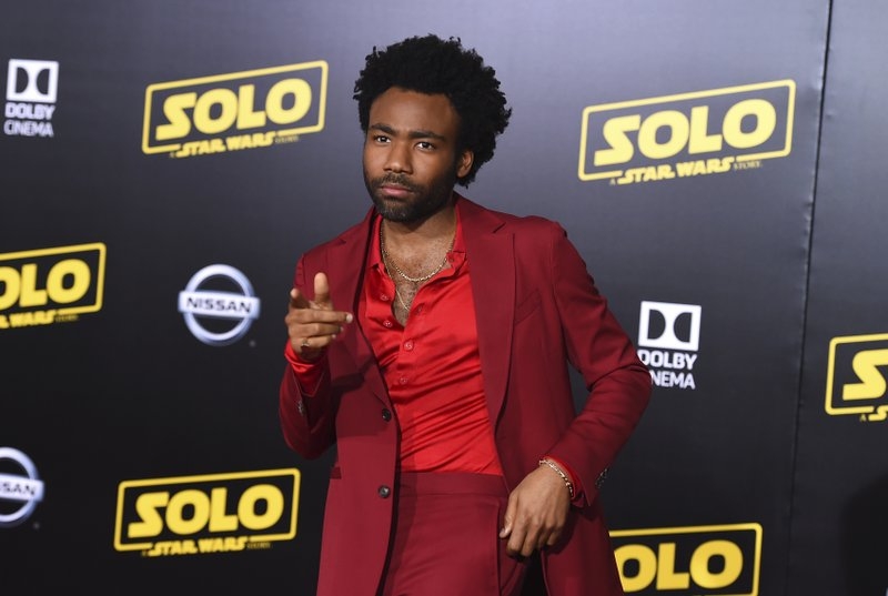 Donald Glover arrives at the premiere of “Solo: A Star Wars Story” at El Capitan Theatre on Thursday, May 10, 2018, in Los Angeles. (Photo by Jordan Strauss/Invision/AP)