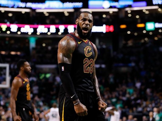 LeBron James powers Cavs past Celtics in Game 7 to reach eighth consecutive NBA Finals