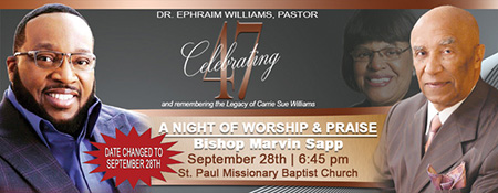 St. Paul Baptist Church Upcoming Events