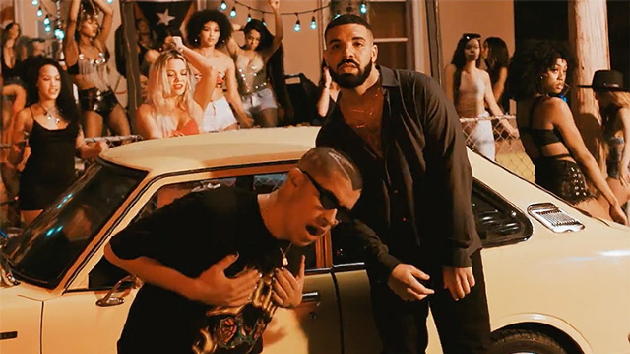 Drake Sings in Spanish in Bad Bunny’s New Music Video ‘MIA’