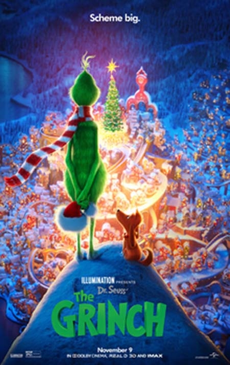 Dr. Seuss’ The Grinch, Opening November 9th