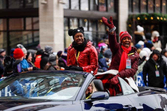 Aretha Franklin Honored at Thanksgiving Parade In Detroit