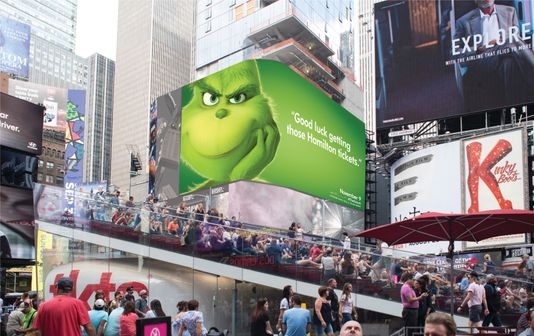 ‘The Grinch’ sneers at American cities from billboards: His most withering cutdowns