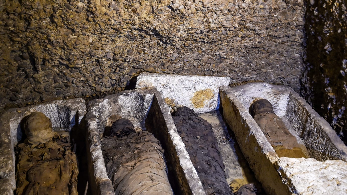 More than 40 mummies discovered at Egypt burial site