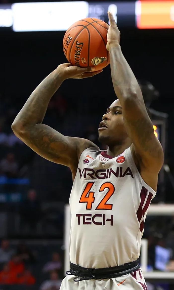 Virginia Tech’s Ty Outlaw charged with marijuana possession