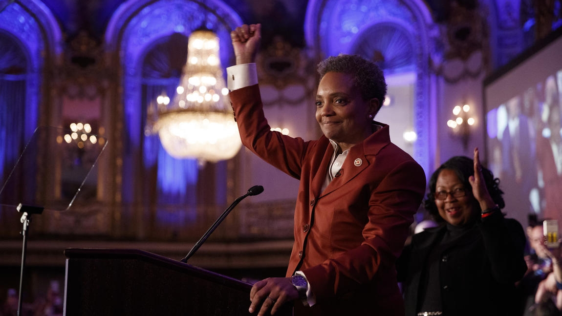 Lori Lightfoot becomes Chicago’s first African-American female mayor
