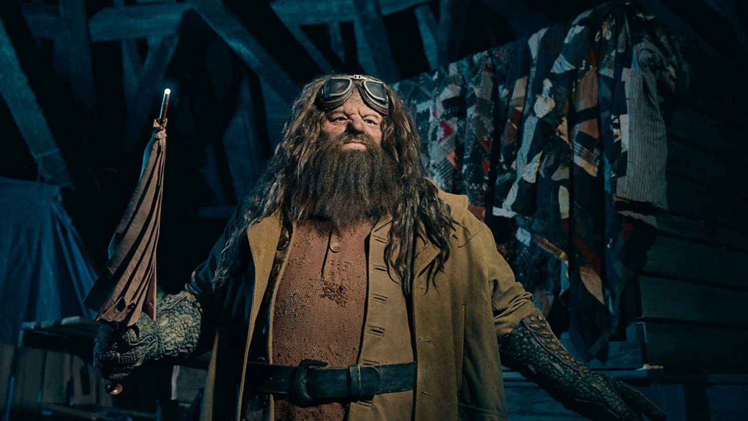 Universal gives first look at Hagrid animatronic on new Harry Potter world roller coaster