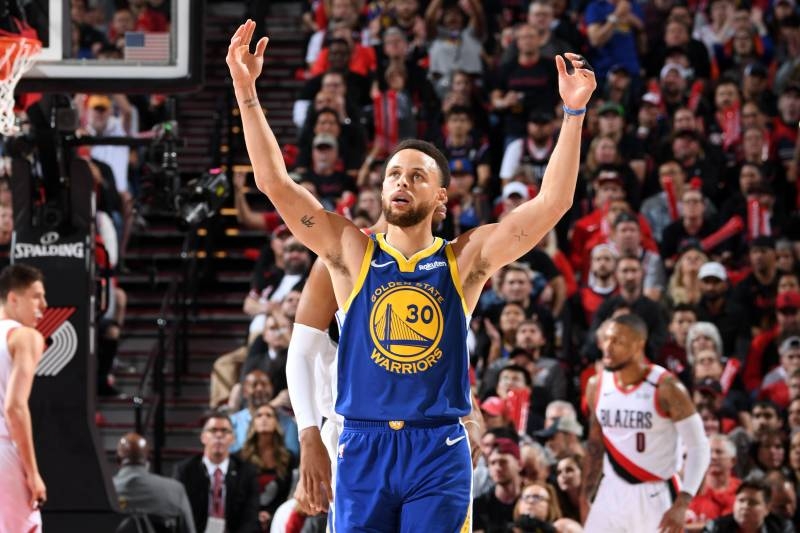 Steph Curry, Warriors on Brink of NBA Finals Berth After Game 3 Win vs. Blazers