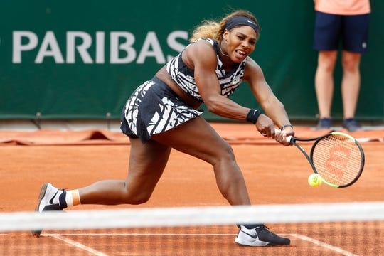 Serena Williams debuts zebra-striped outfit in bold fashion statement at French Open