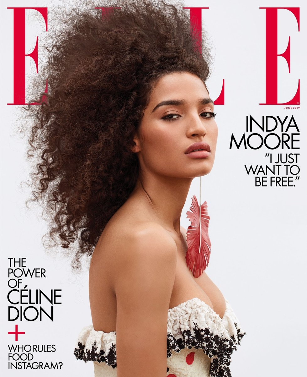 Indya Moore Makes History As First Trans Person to Cover ‘Elle’ US