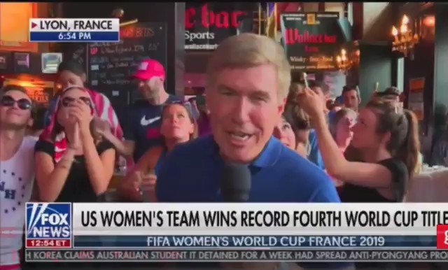 “F— Trump” Chants Interrupt Fox News Broadcast From Women’s World Cup Inside French Bar
