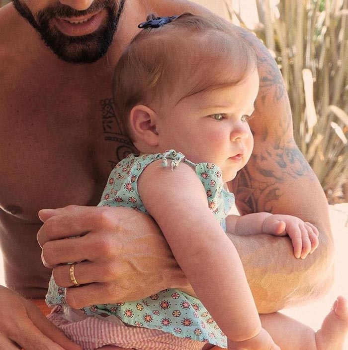Ricky Martin shares the first photo of 7-month-old daughter, Lucia: ‘The light of my eyes’