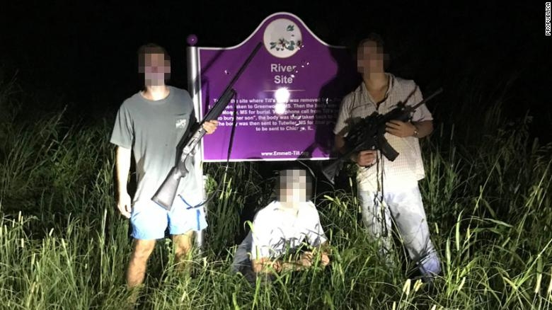 We Found Photos of Ole Miss Students Posing With Guns in Front of a Shot-Up Emmett Till Memorial. Now They Face a Possible Civil Rights Investigation.