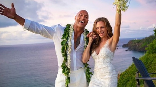 ‘We do’: Dwayne ‘The Rock’ Johnson marries longtime girlfriend Lauren Hashian