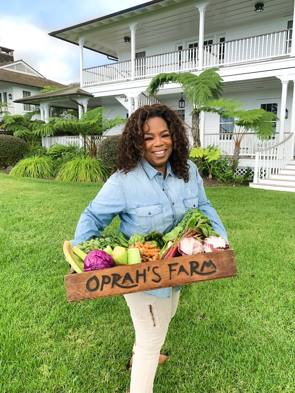 This Just Picked: Oprah Shows Us the Latest Bounty From Her Garden