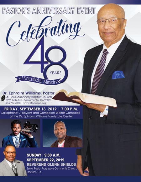 Pastor Anniversary Event