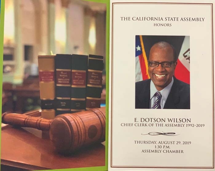 A Warm Sendoff for E. Dotson Wilson, the Nations First And Longest-Serving African American Legislative Clerk