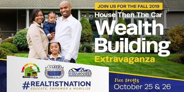 NAREB’s House Then the Car Campaign targeting Millennials for homeownership kicks off 10/25-26/2019