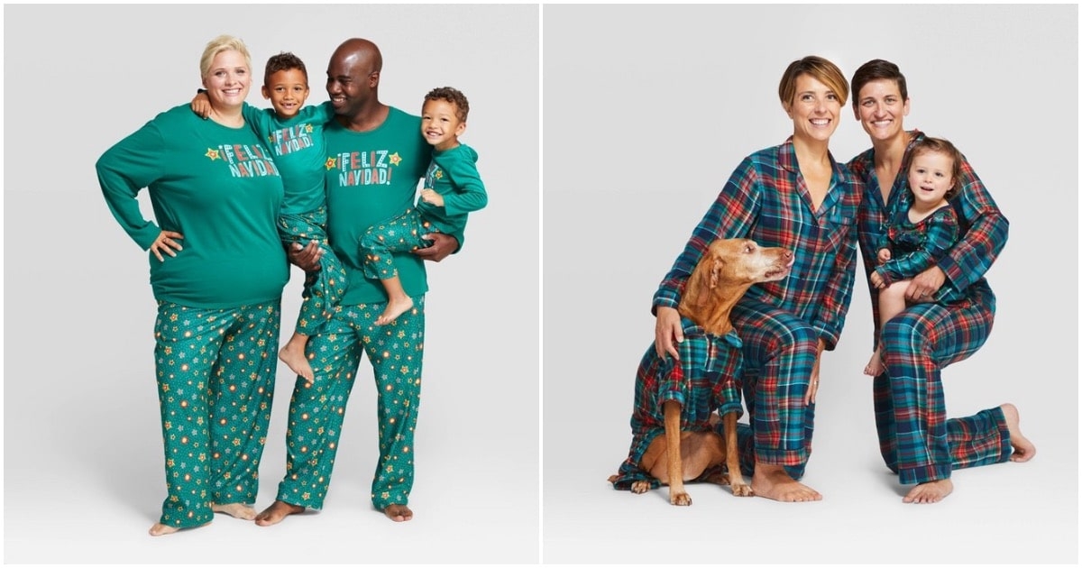 Target Is Selling Holiday Pajamas And Their Ads Are Perfection