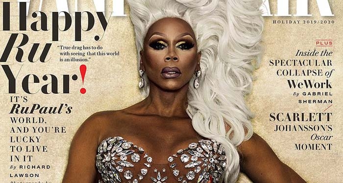 RuPaul makes history as first drag queen Vanity Fair cover
