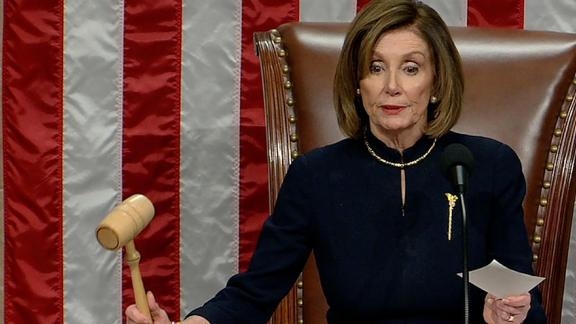 Moments after Trump impeached, Pelosi throws next steps into limbo