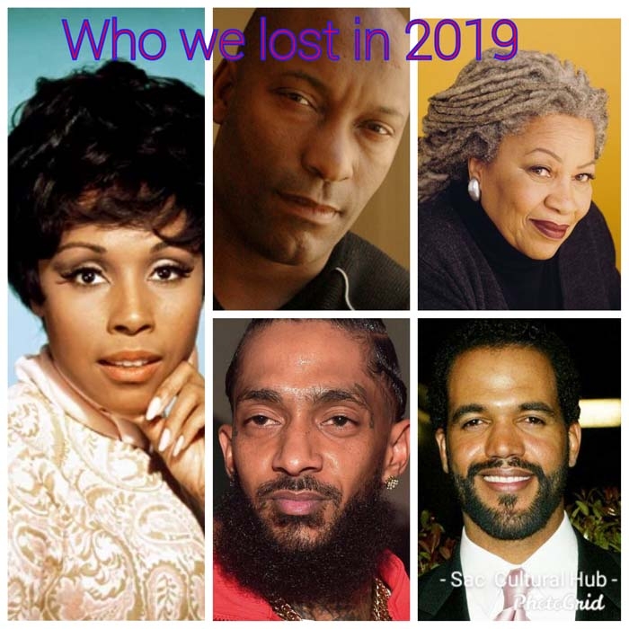 Kristoff St. John, Nipsey Hussle, Toni Morrison and Others We Lost in 2019
