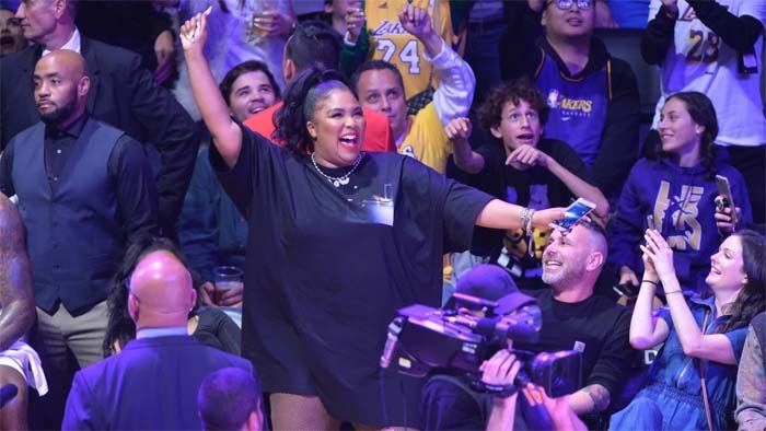 Lizzo Defends Lakers Game Thong Compares to Rihanna Dress