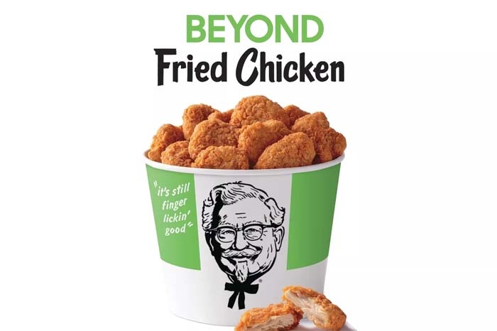 Vegan chicken nuggets have been added to KFC’s menu in 100 stores