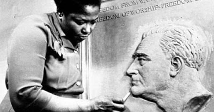 Selma Burke’s Portrait of President Franklin D. Roosevelt is What You See on the U.S. Dime!