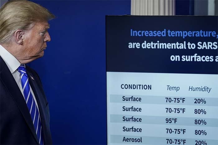 Twitter names Trump the ‘Tide Pods’ president after he suggests disinfectant injections