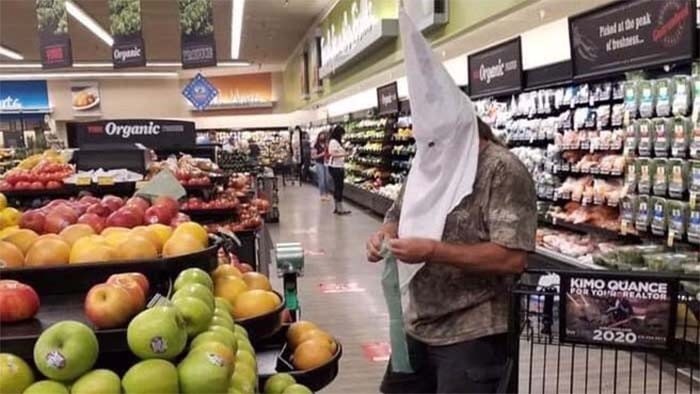 California Shopper In Ku Klux Klan Hood Alarms Customers, Officials