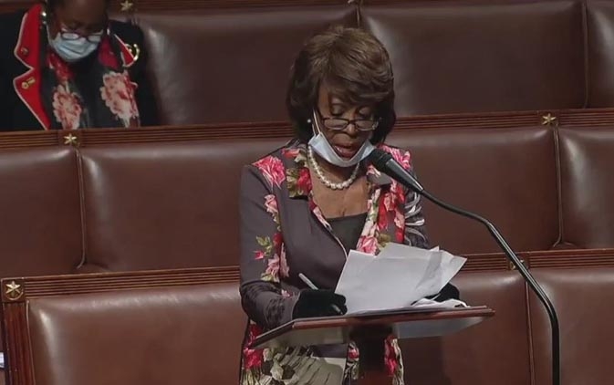Maxine Waters: Sister Who Died Of Coronavirus Was Not Tested Before Surgery