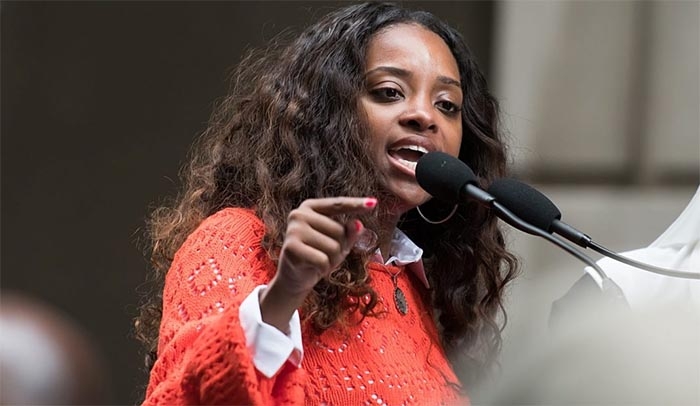 Activist Tamika Mallory’s speech goes viral: ‘We learned violence from you!’