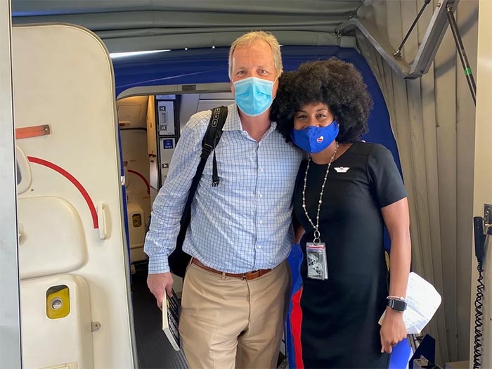‘An absolute gift’: Southwest flight attendant, American Airlines CEO have emotional racism talk at 30,000 feet