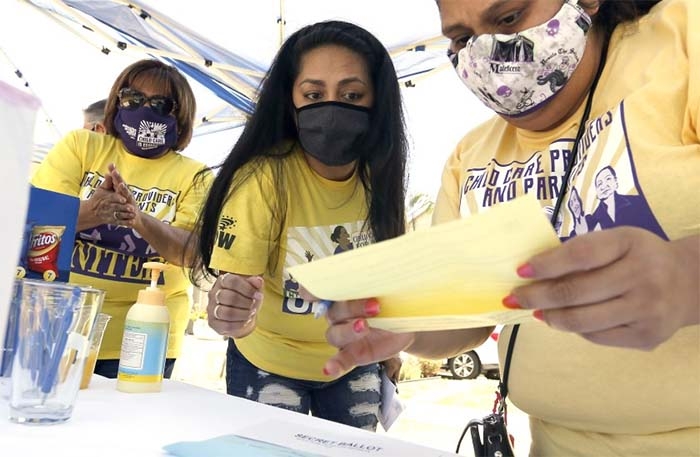 Union vote highlights coronavirus crisis for California’s home day-care providers